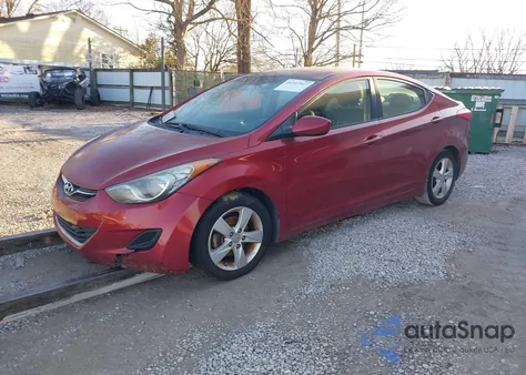 2013 Hyundai Elantra Gls из США, поврежденный, VIN 5NPDH4AE6DH241629